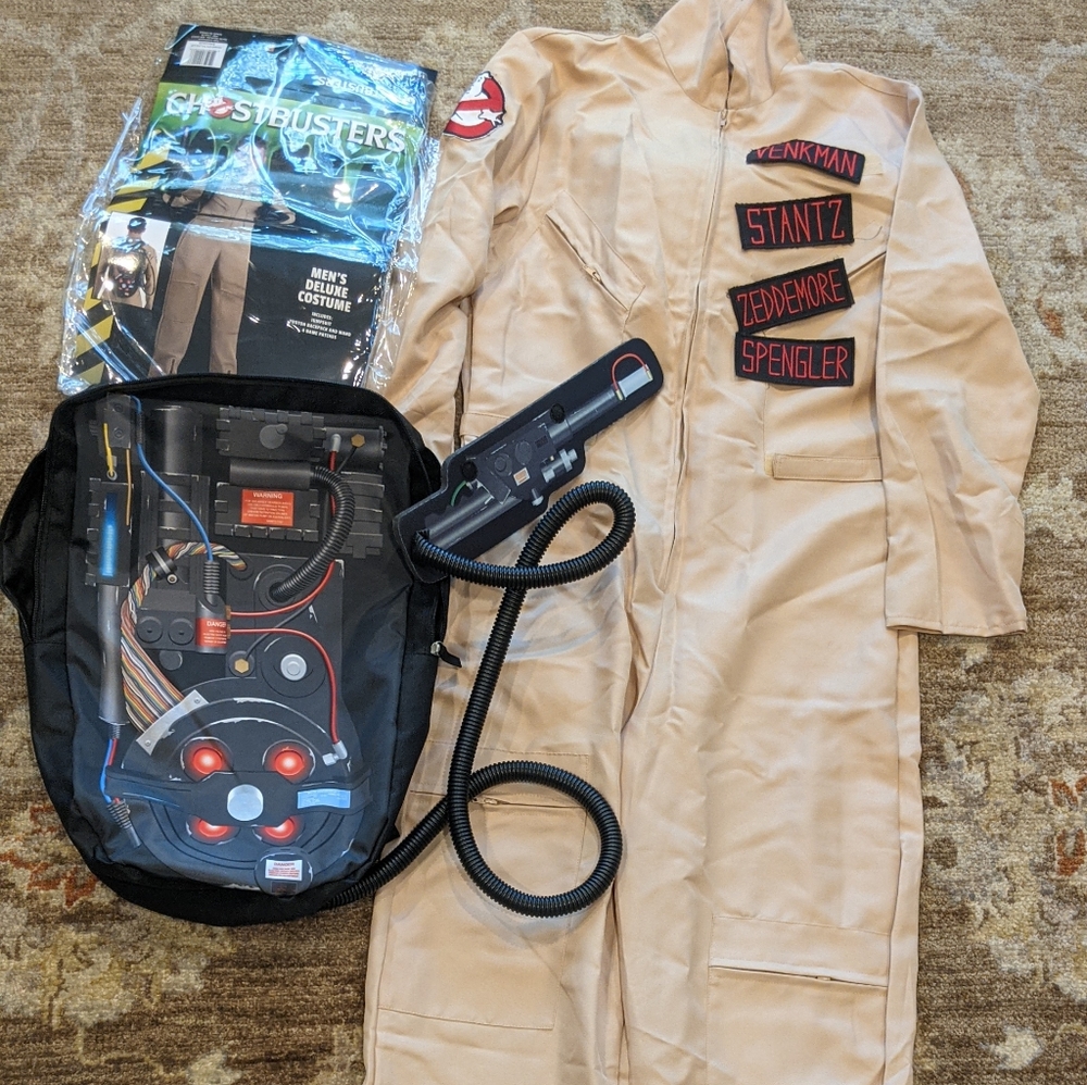 Ghostbusters men's large costume